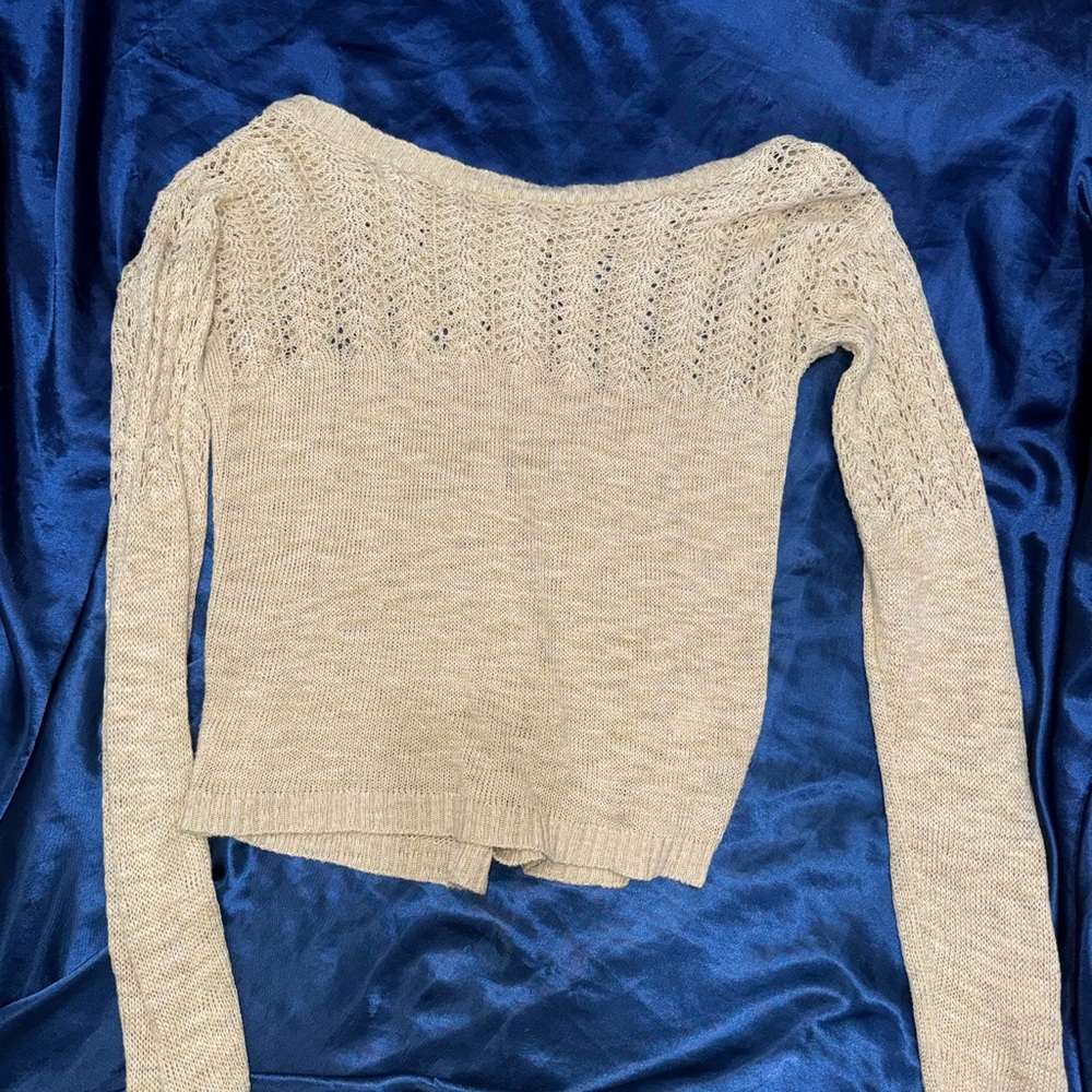 Elegant Beige Women's Sweater